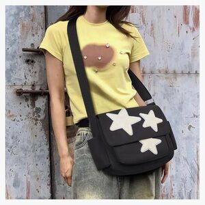 Unbranded Star Nylon Crossbody Bag
